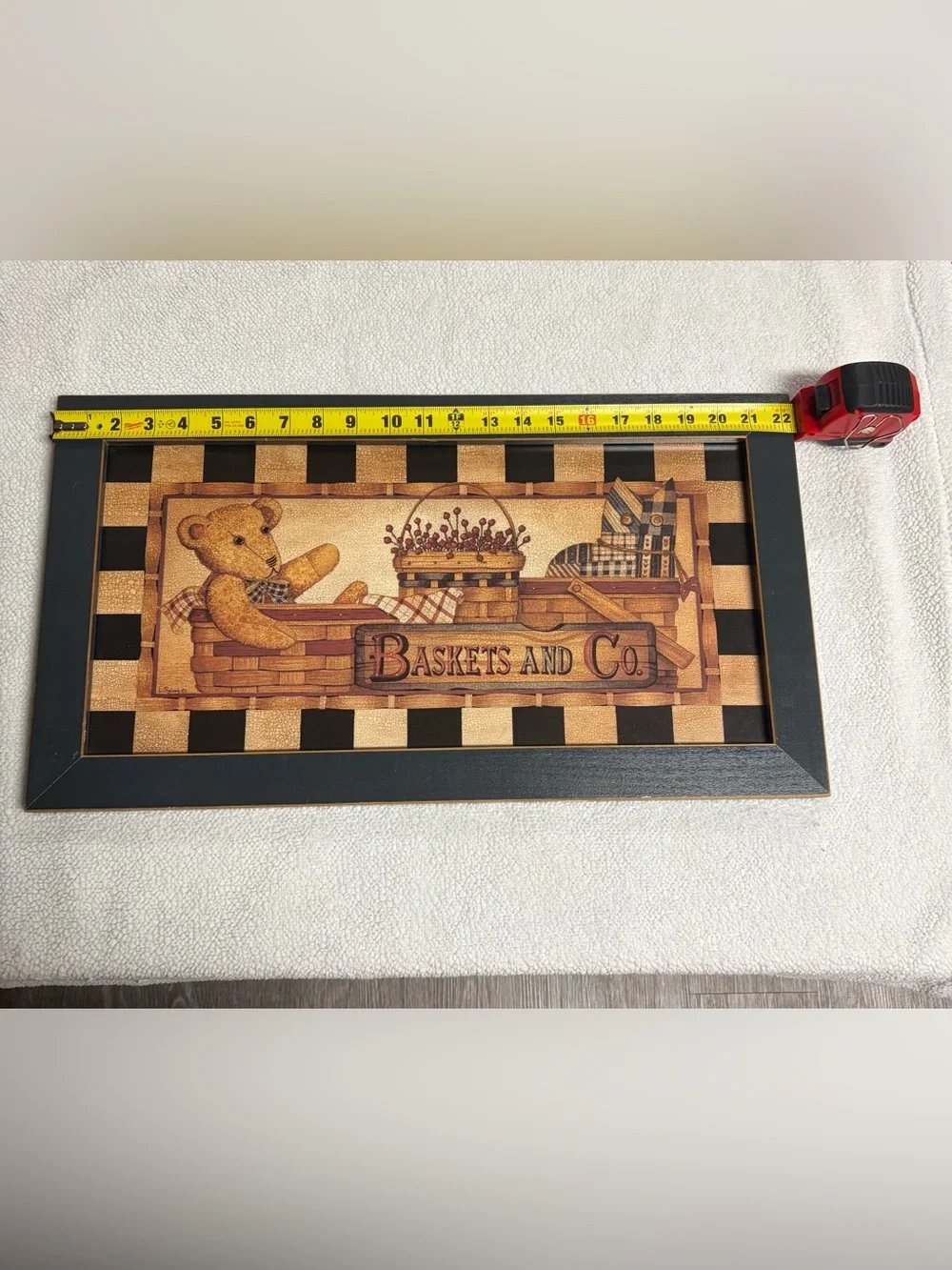 Baskets and Co. Framed Wall Art - Rustic Tan and Brown